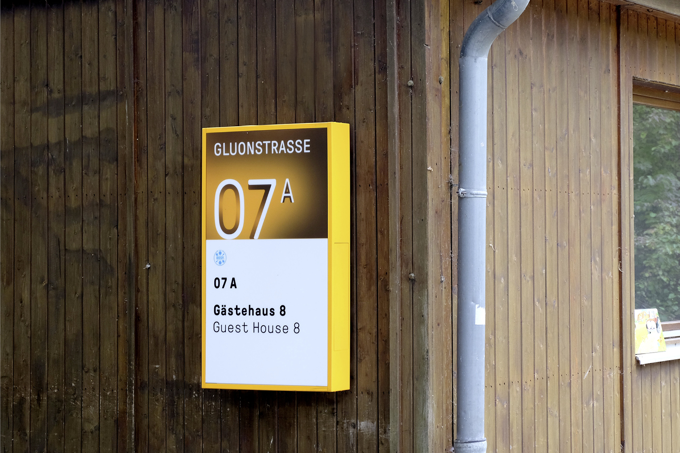 Building identification sign