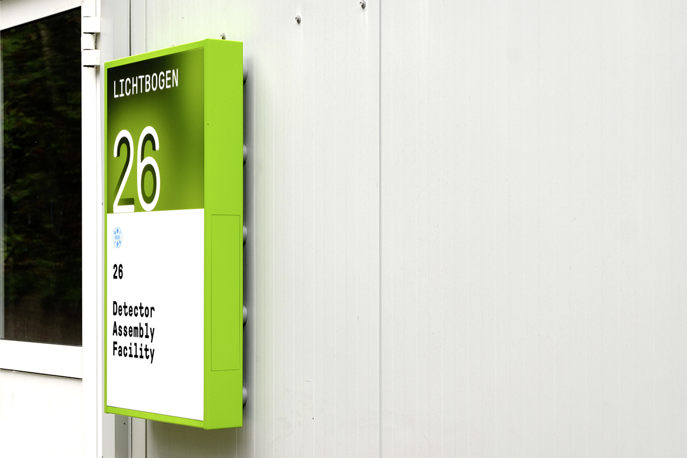 Building identification sign