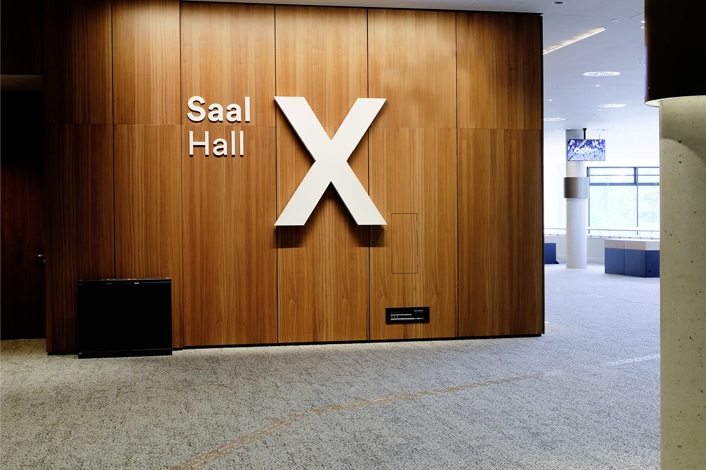 Hall identification sign