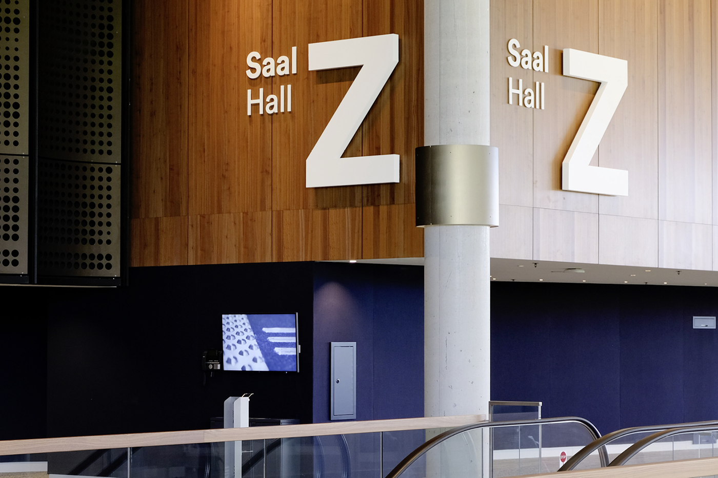 Hall identification sign