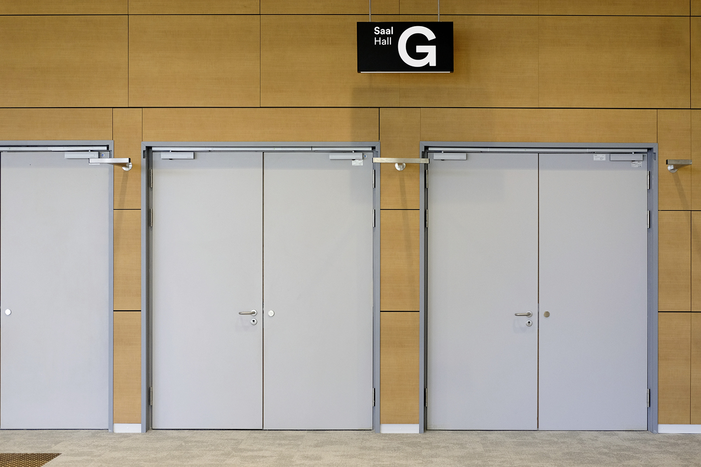 Room identification sign