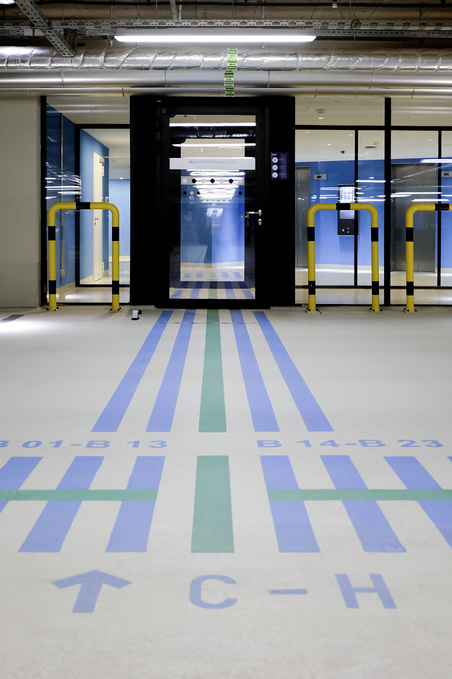 Access floor marking