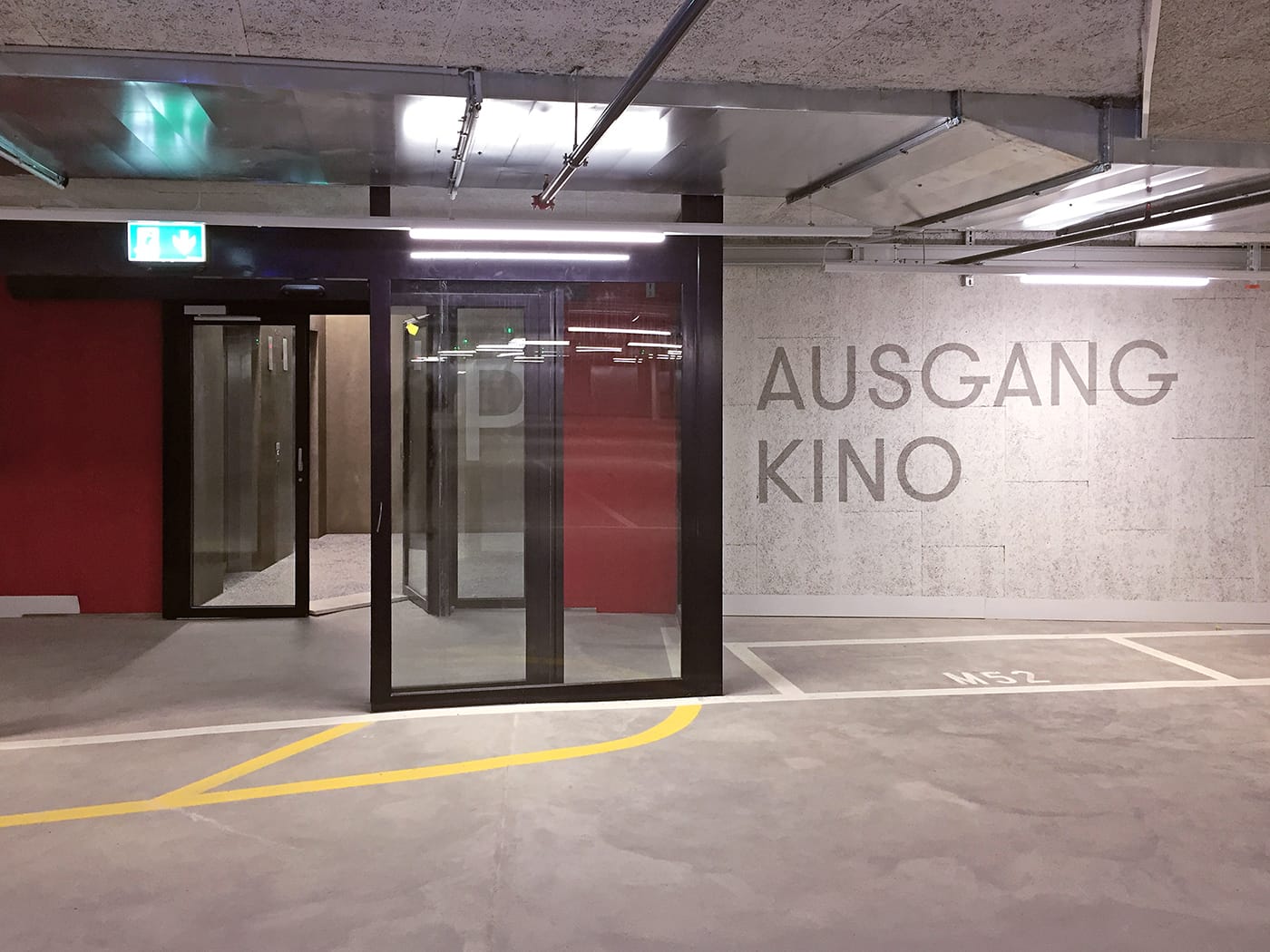 Section identification sign