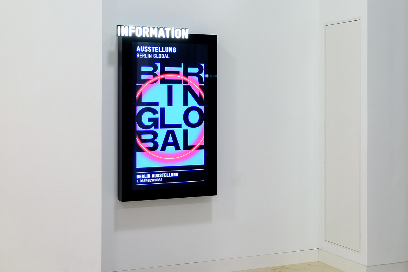 Digital signage event space