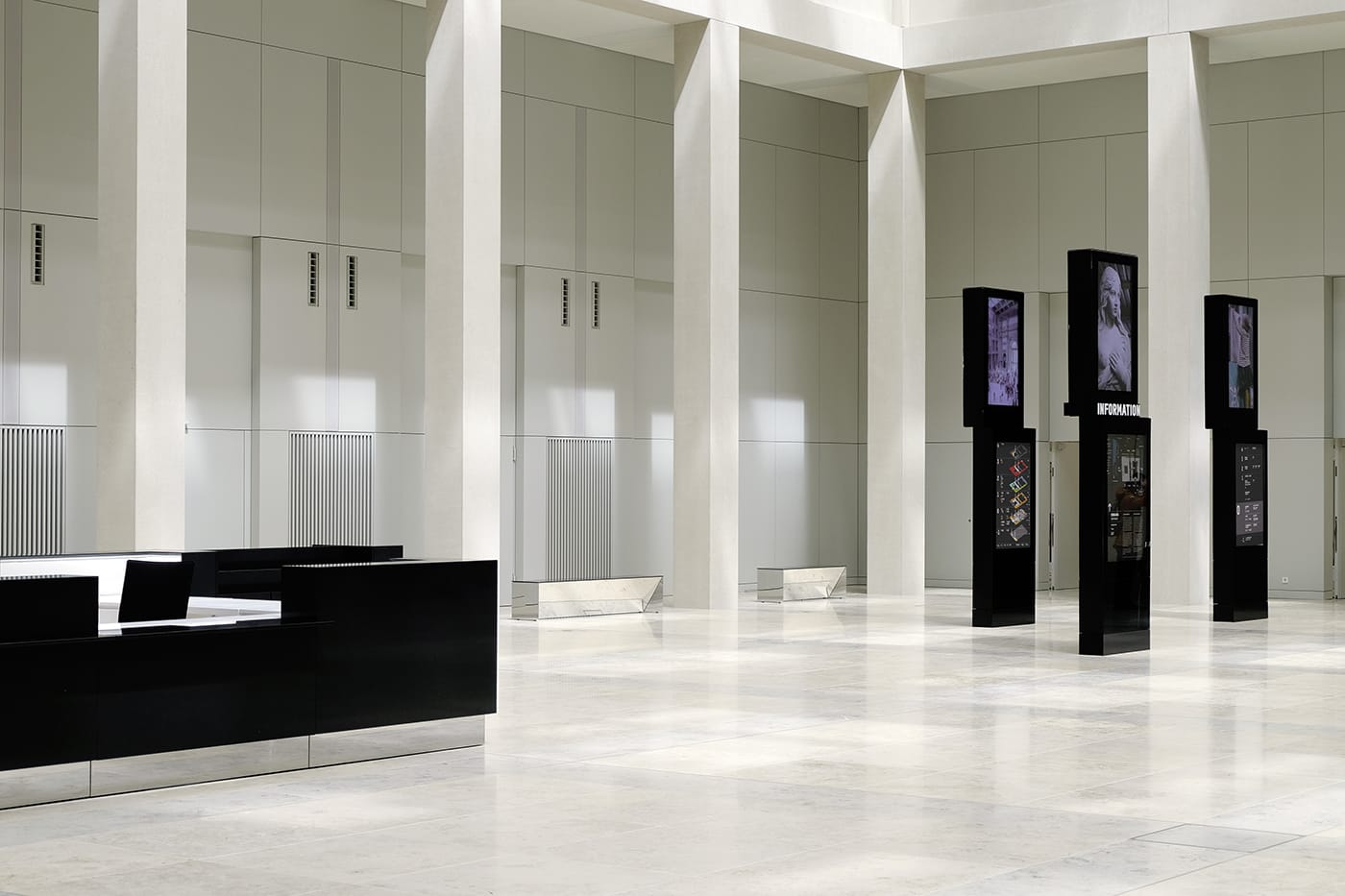 Digital signage kiosks