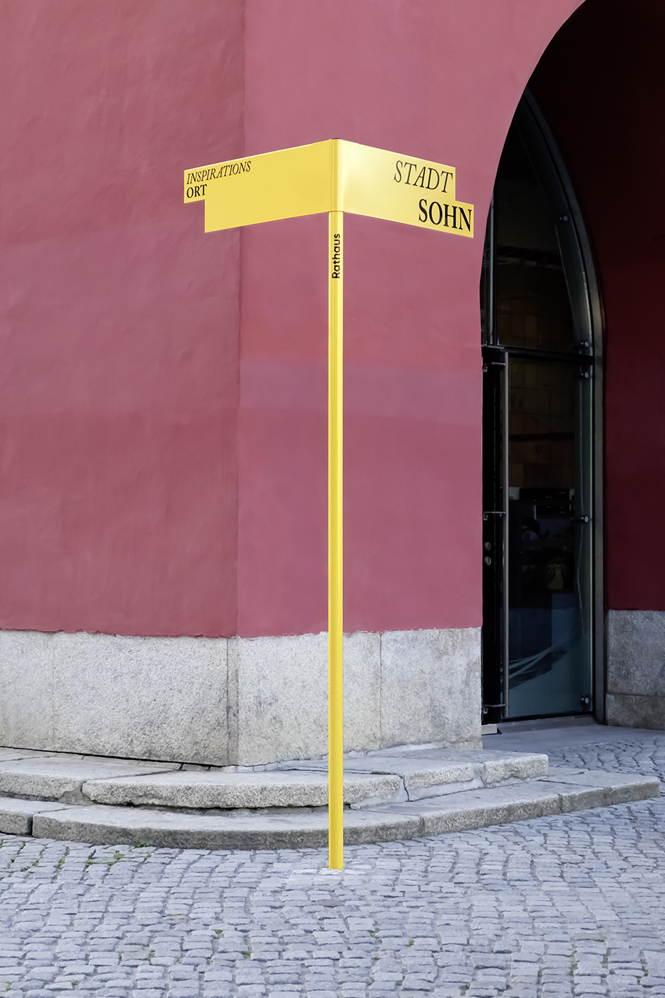 Event location identification sign