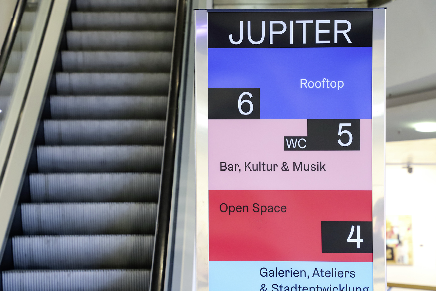 Escalator directory