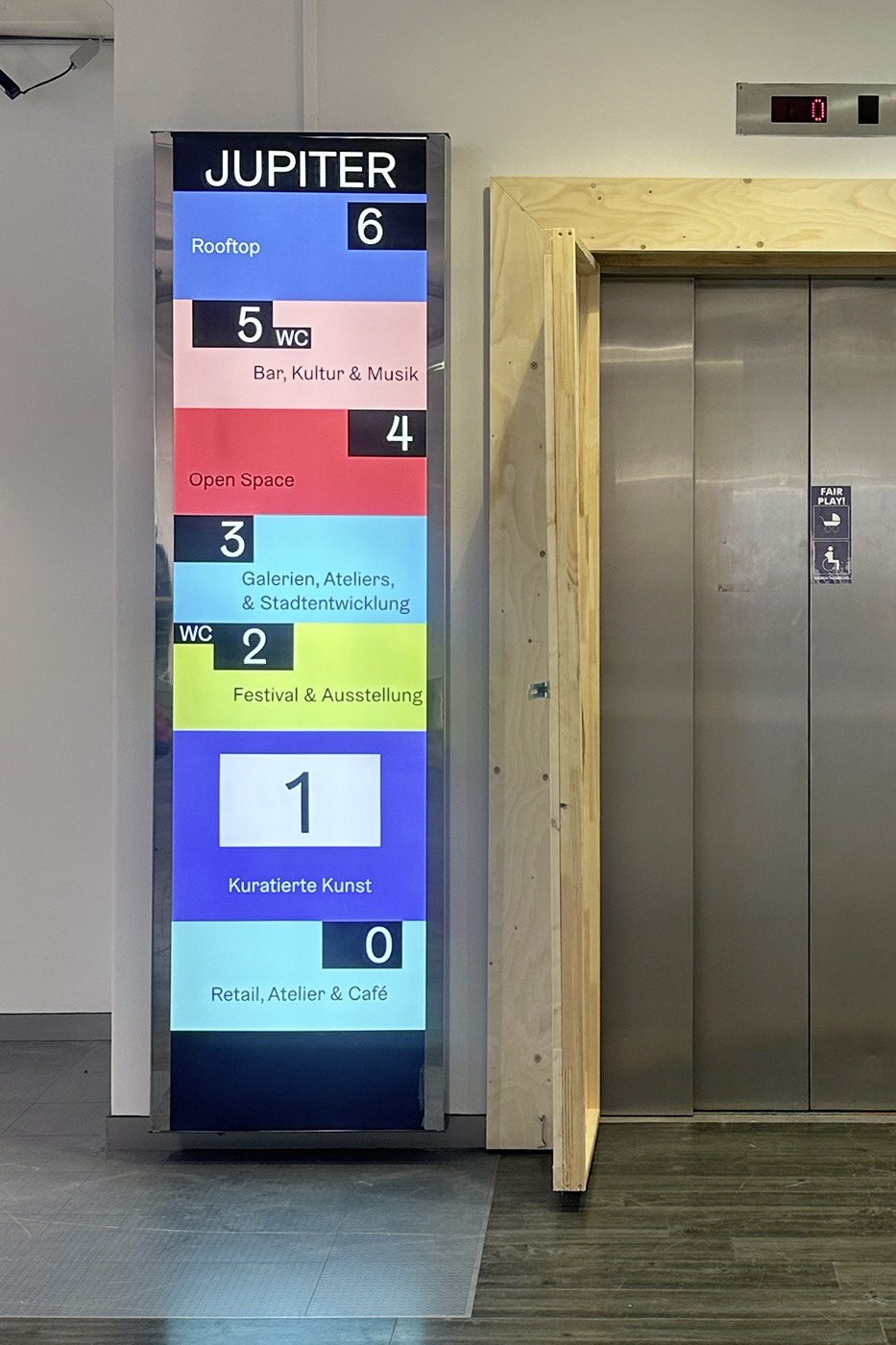 Elevator directory