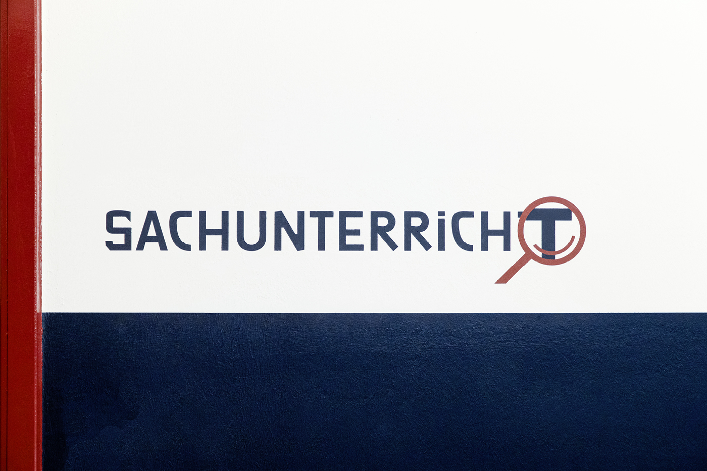 Room identification sign