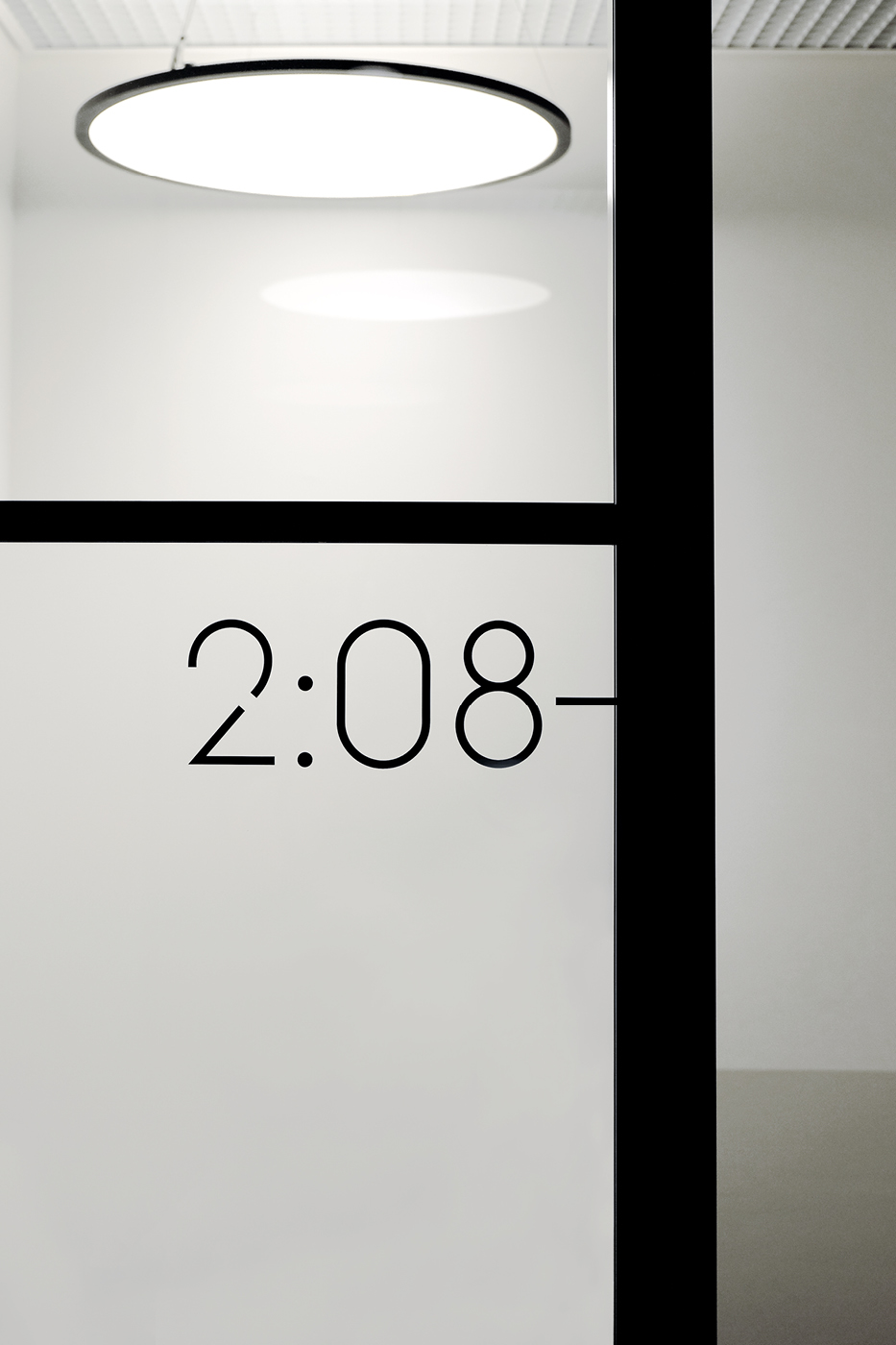 Room identification sign