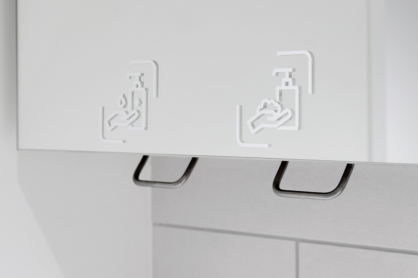 Soap dispensers signs